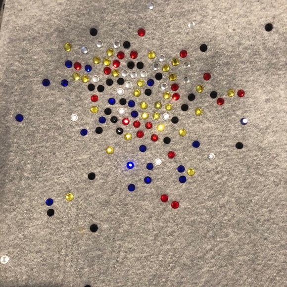 Think About Gray Beaded Detail Size XS Long Sleeve - Picture 10 of 14